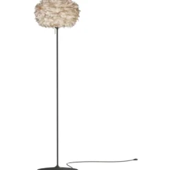 Umage Santé Eos fjer gulvlampe, brun