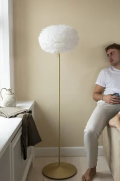 Umage Santé gulvlampefod, børstet messing