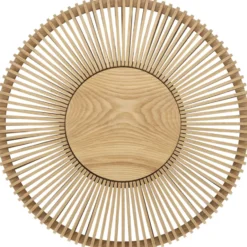 Umage Clava Up Wood væglampe, lyst træ, Ø49 cm