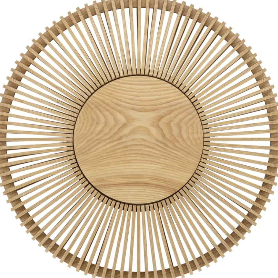Umage Clava Up Wood væglampe, lyst træ, Ø49 cm