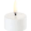 Uyuni LED fyrfadslys, batteri, hvid