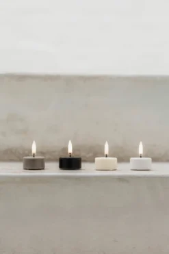 Uyuni LED fyrfadslys, batteri, hvid