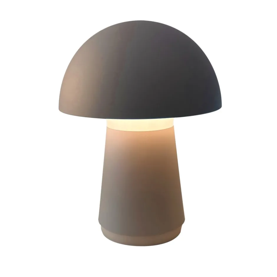 Veli Line genopladelig bordlampe, beige