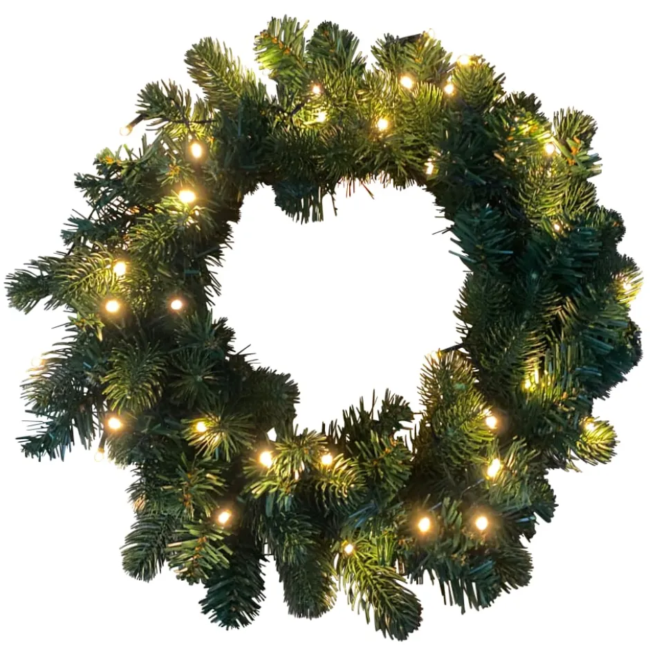 Veli Line julekrans, 40 varmhvide lys, Ø40 cm