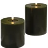 Veli Line LED bloklys, batteri, olivengrøn