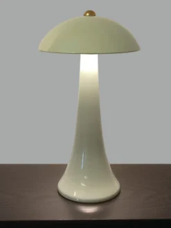 Veli Line Smooth Touch genopladelig bordlampe, grøn