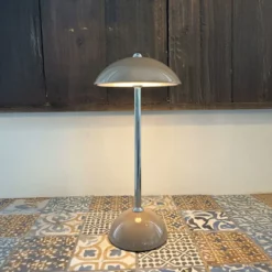 Veli Line Suave genopladelig bordlampe, grå