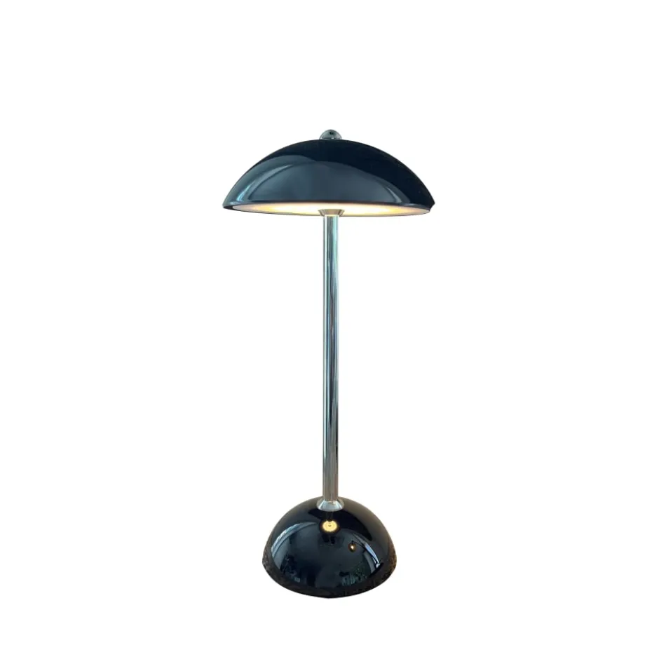 Veli Line Suave genopladelig bordlampe, sort