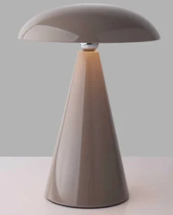 Veli Line Swing genopladelig bordlampe, brun