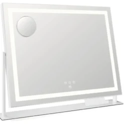 Wilfa EC Sparkle MI1W-D58 makeup spejl med lys, 64x50,3 cm, hvid