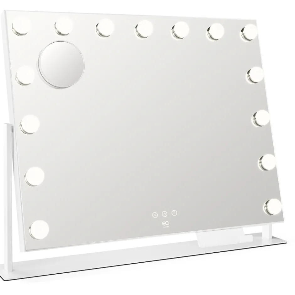 Wilfa EC Star MI2W-D58 makeup spejl med lys, 64x50,3 cm, hvid