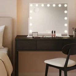 Wilfa EC Star MI2W-D58 makeup spejl med lys, 64x50,3 cm, hvid