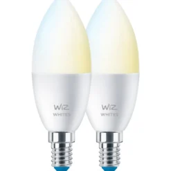Wiz E14 kertepære, 2700K-6500K, 4,9W, 2-pak
