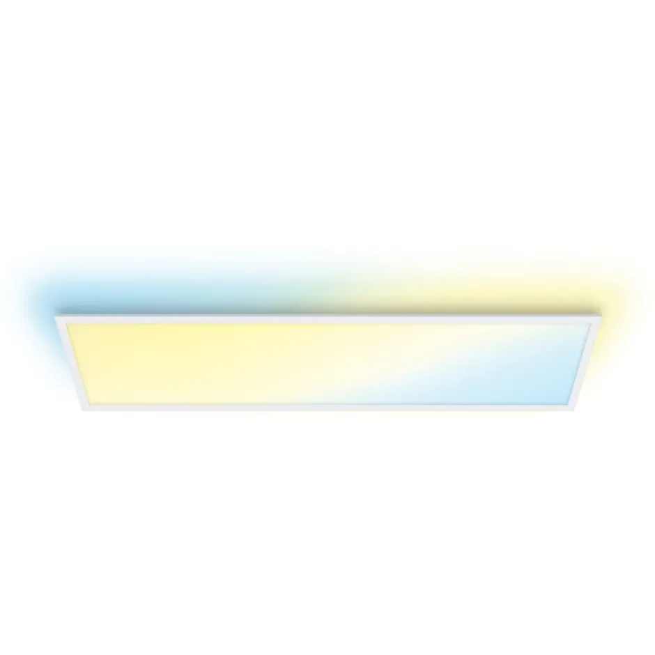 Wiz Superslim panel, justerbar hvid, hvid, 120x30 cm