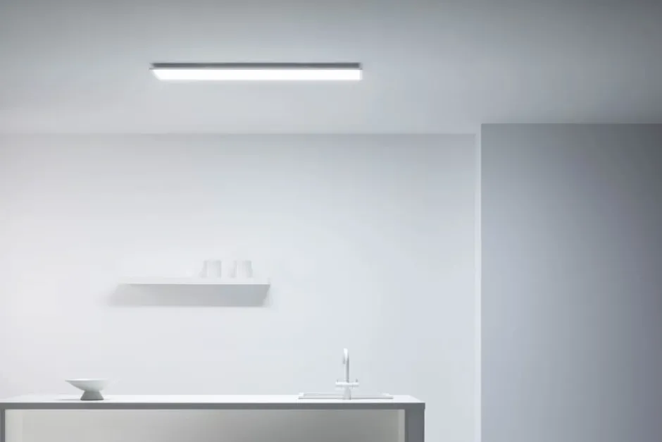 Wiz Superslim panel, justerbar hvid, hvid, 120x30 cm