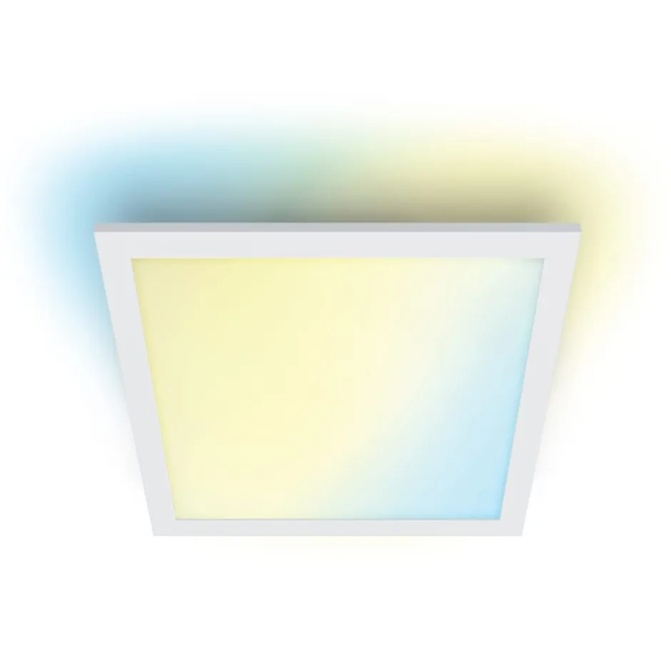 Wiz Superslim panel, justerbar hvid, hvid, 60x60 cm