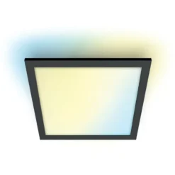 Wiz Superslim panel, justerbar hvid, sort, 60x60 cm
