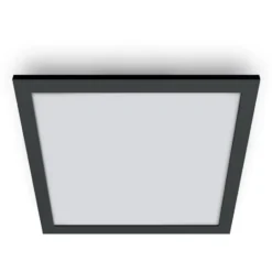 Wiz Superslim panel, justerbar hvid, sort, 60x60 cm