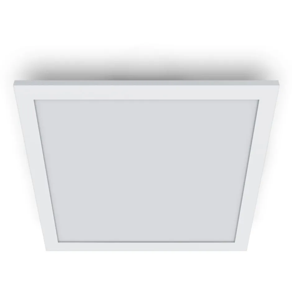 Wiz Superslim panel, justerbar hvid, hvid, 30x30 cm