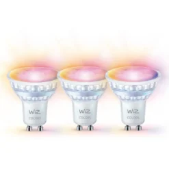 Wiz Wifi GU10 spotpære, farveskift, 2200K-6500K, 4,7W, 3-pak